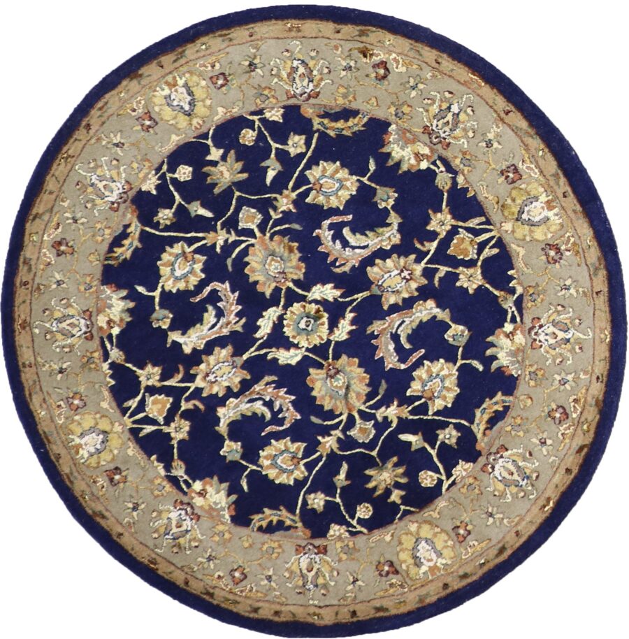 6'x6' Decorative Round Wool & Silk Rug Hand-Tufted - Direct Rug Import | Rugs in Chicago, Indiana,South Bend,Granger