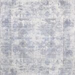 9'1"x12'5" Transitional Gray&Ivory Wool & Silk Hand-Knotted Rug - Direct Rug Import | Rugs in Chicago, Indiana,South Bend,Granger