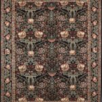 8'x9'11" Traditional Black Wool Hand-Knotted Rug - Direct Rug Import | Rugs in Chicago, Indiana,South Bend,Granger