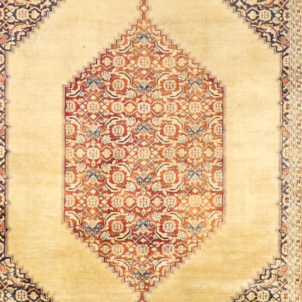 5’8”x7’11” Decorative Tan Wool Hand-Knotted Rug - Direct Rug Import | Rugs in Chicago, Indiana,South Bend,Granger