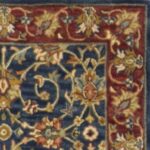 4'1"x6' Transitional Wool & Silk Hand-Tufted Rug - Image 3