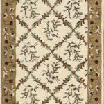 3'x8'3" Decorative Overall Wool Hand-Tufted Rug