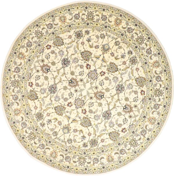 8'x8' Decorative Round Wool & Silk Hand-Tufted Rug - Direct Rug Import | Rugs in Chicago, Indiana,South Bend,Granger