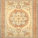 8'1"x10' Traditional Serapi Orange Wool Hand-Knotted Rug - Direct Rug Import | Rugs in Chicago, Indiana,South Bend,Granger