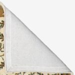 3'x8'4" Decorative Ivory Wool Hand-Tufted Rug - Image 4