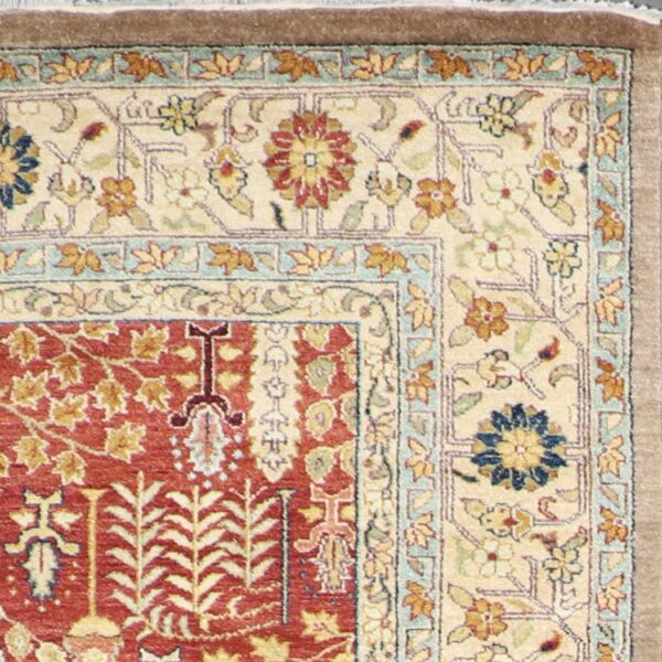 6'1"x9'5" Traditional Rust Herati Wool Hand-Knotted Rug - Direct Rug Import | Rugs in Chicago, Indiana,South Bend,Granger