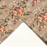 4'11"x8' Traditional Aboussan Wool & Silk Hand-Tufted Rug - Image 4