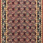 5'x8' Overall Wool&Silk Hand-Tufted Rug