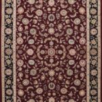 8’x10’11” Traditional Wool & Silk Hand-Tufted Rug
