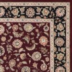 8’x10’11” Traditional Wool & Silk Hand-Tufted Rug - Image 3