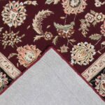 8’x10’11” Traditional Wool & Silk Hand-Tufted Rug - Image 4