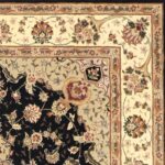 7’x9’ Traditional Tabriz Wool & Silk Hand-Tufted Rug - Image 3
