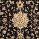 7’x9’ Traditional Tabriz Wool & Silk Hand-Tufted Rug - Image 2