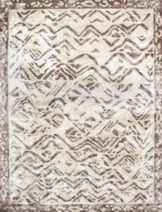 9’2”x12’ Traditional Wool& Bamboo Silk Hand-Tufted Rug