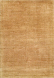 6’3″x9’2″ Modern Brown & Cream Wool Hand-Knotted Rug