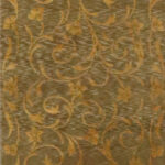 3’x5’5″ Tibet Green & Gold Wool & Silk Hand-Knotted Rug
