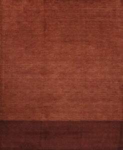 7’11″x9’10″ Modern Brown & Dark Brown Wool Hand-Knotted Rug