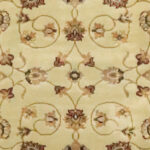 3’x5’ Traditional Beige  Wool & Silk Hand-Knotted Rug - Image 2