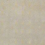6’1″x9’3″ Transitional Gold & Cream Wool & Silk Hand-Knotted Rug - Image 2