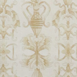 8’x9’10″ Transitional Royal Blue & Cream Wool & Silk Hand-Knotted Rug