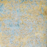 6’1″x8’8″ Contemporary Blue, Yellow, & Gold Wool & Silk Hand-Knotted Rug - Image 3