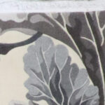 6’3″x9’6″ Modern Ivory & Gray Wool Hand-Knotted Rug - Image 3