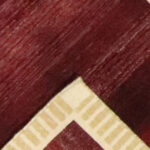 3’3″x4’11″ Modern Velvet & Gold Wool Hand-Knotted Rug - Image 4