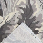 6’3″x9’6″ Modern Ivory & Gray Wool Hand-Knotted Rug - Image 4