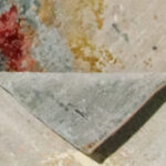 3’x5’1″ Contemporary Multi-colored Wool Hand-Knotted Rug - Image 5