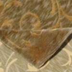 3’x5’5″ Tibet Green & Gold Wool & Silk Hand-Knotted Rug - Image 5