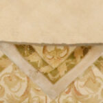 8’3″x11’3″ Aubusson Cream, Gold, & Green Wool Hand-Knotted Rug - Image 5